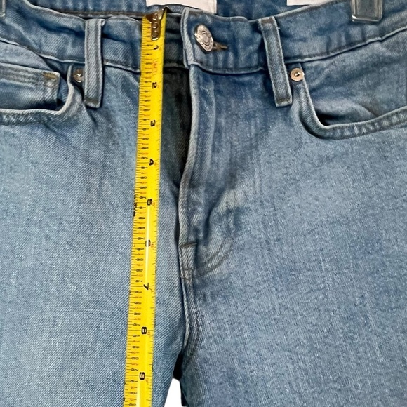 Frame Denim Caye Sand Le High Waist Straight Leg Cropped Ankle Jean SZ 28 - Picture 7 of 13